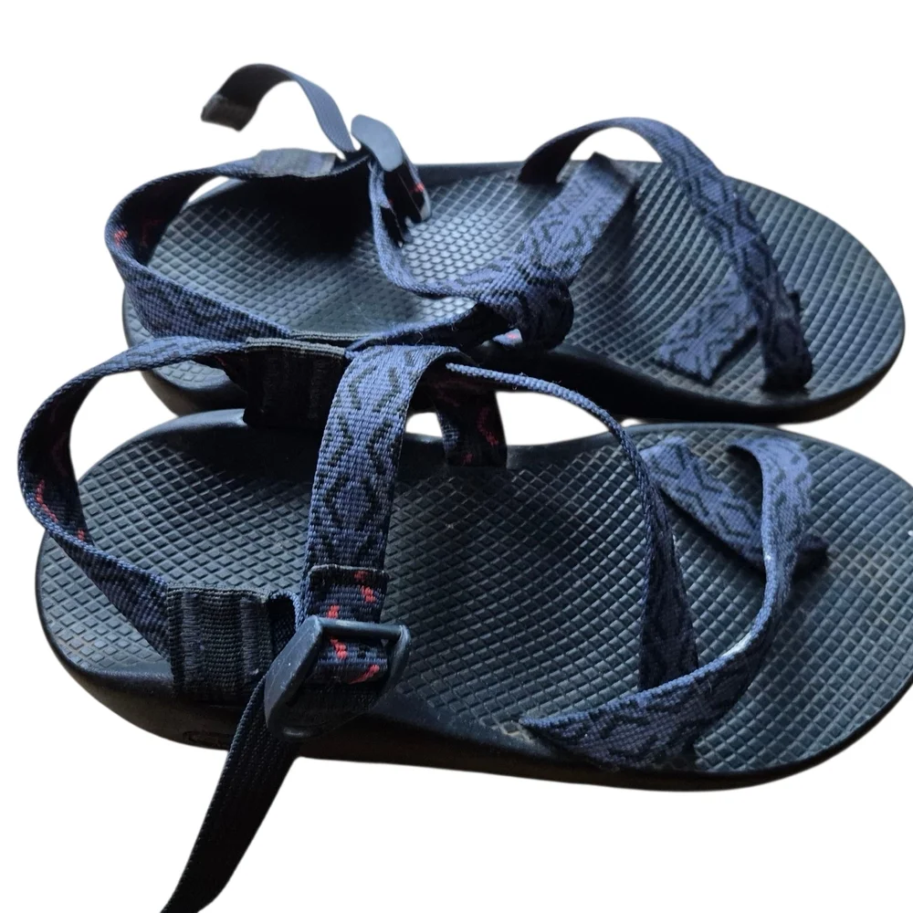 Chaco Blue and Black Sandals mens‎ sandals 8